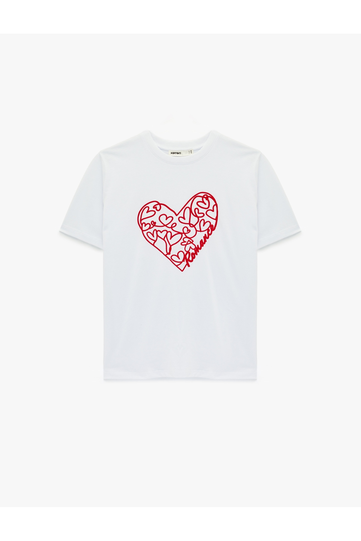 Kadın T-shirt 6SAK50093EK BEYAZ