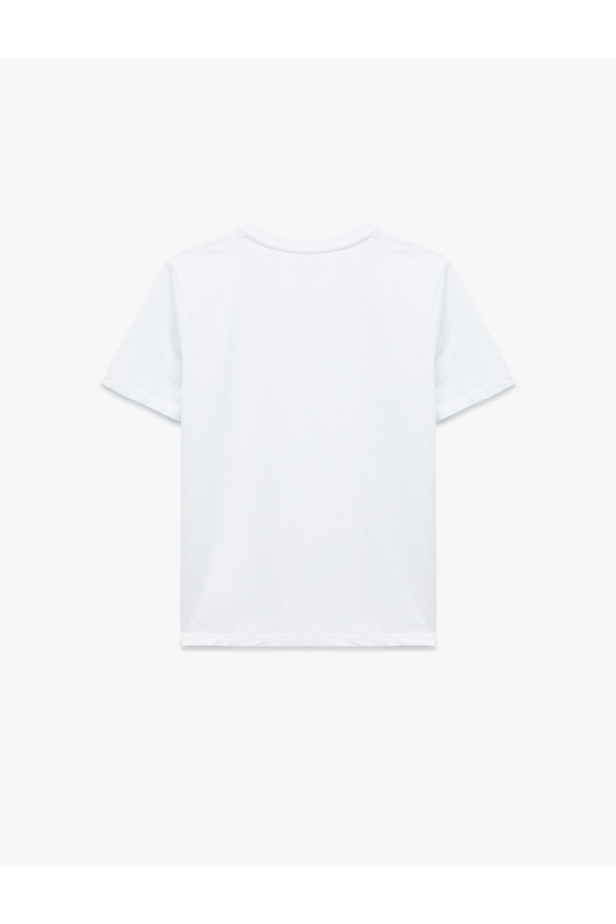 Kadın T-shirt 6SAK50096EK BEYAZ