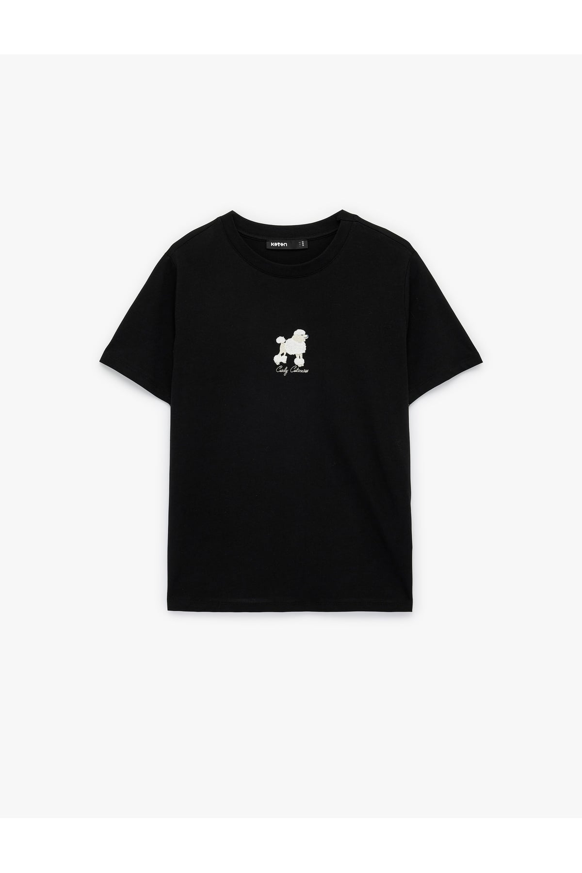 Kadın T-shirt 6SAK50104EK SİYAH