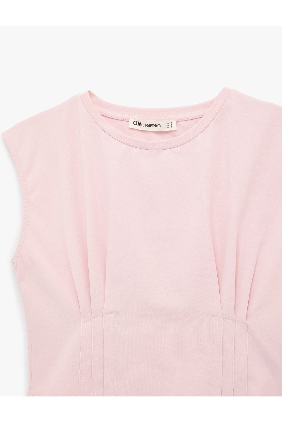 Kadın T-shirt 6SAL10009IK PEMBE