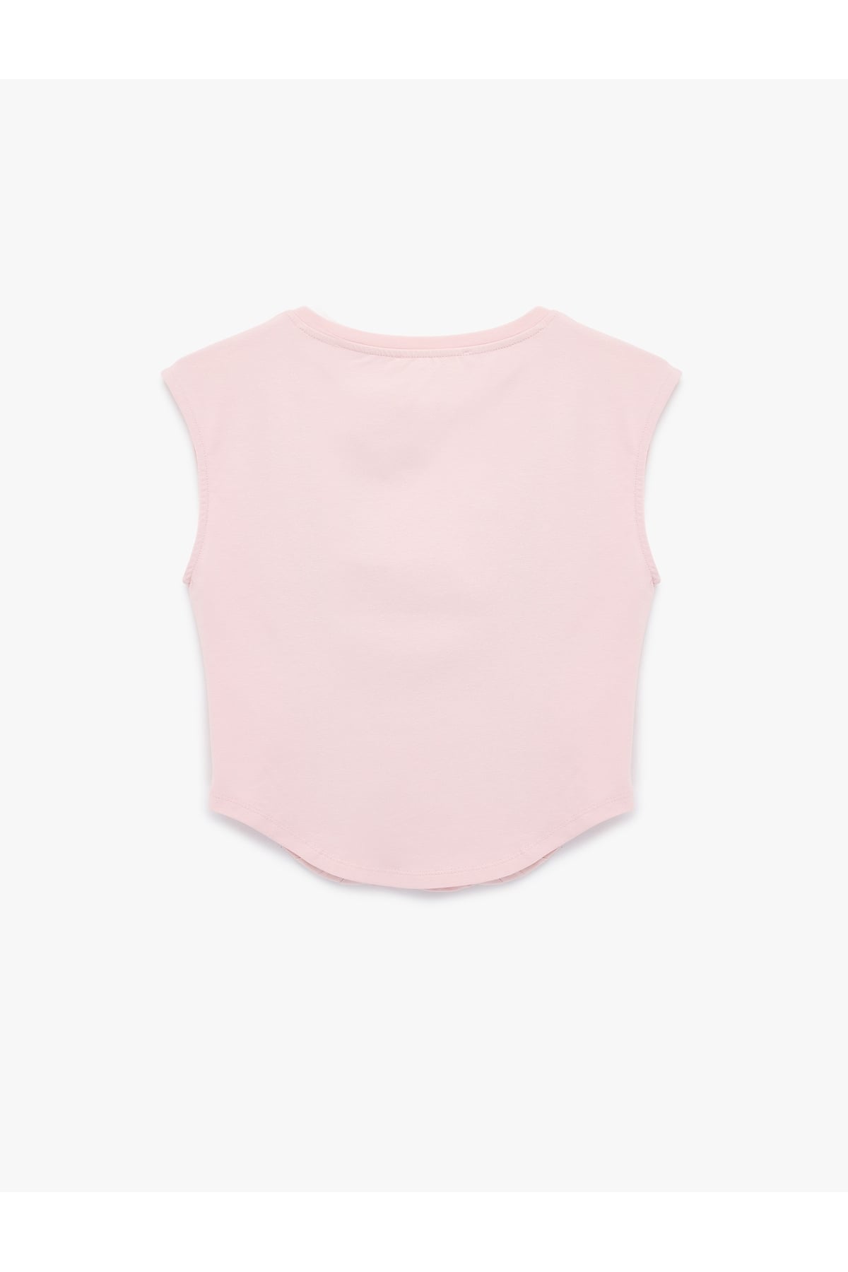 Kadın T-shirt 6SAL10009IK PEMBE