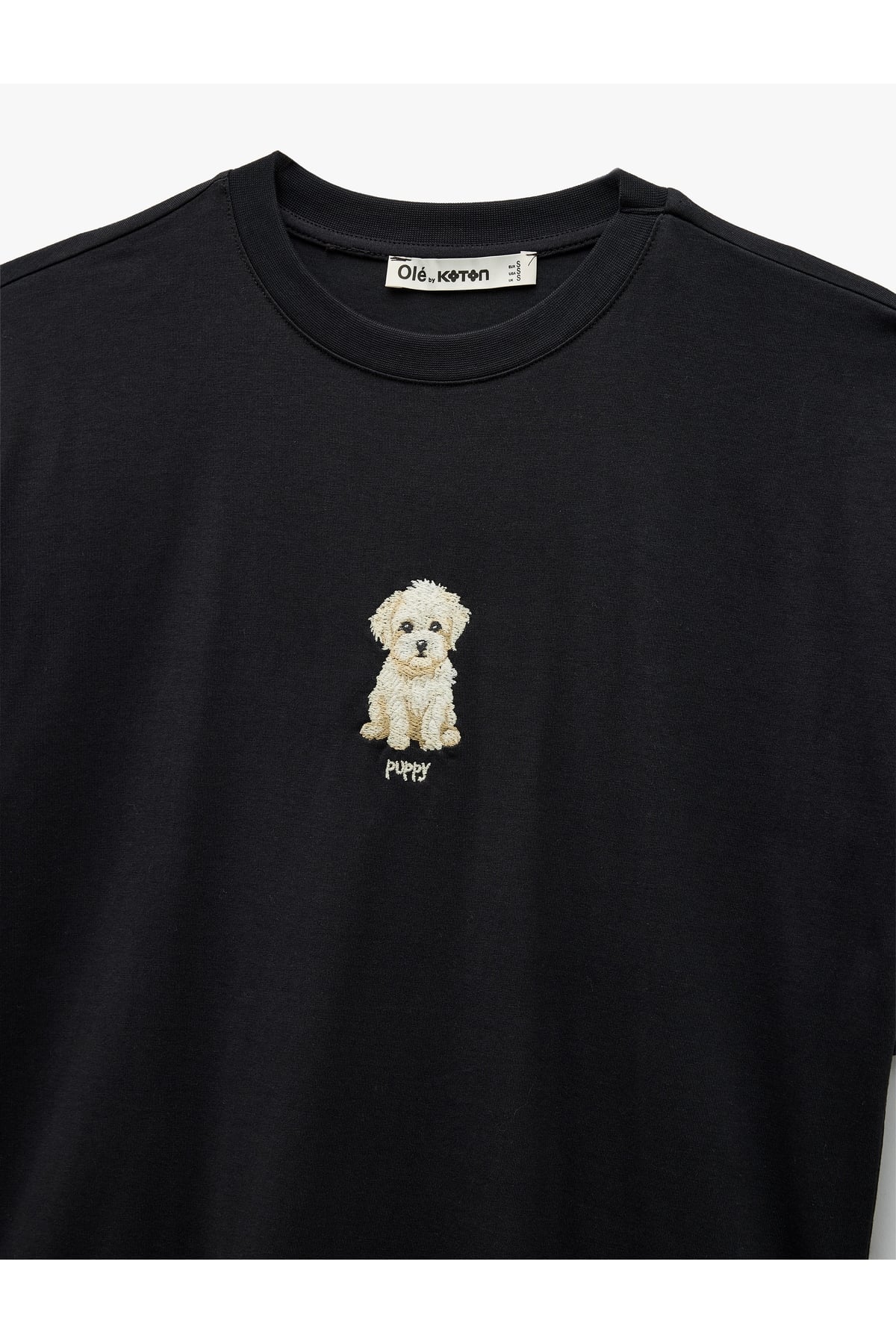 Kadın T-shirt 6SAL10049IK ANTRASİT