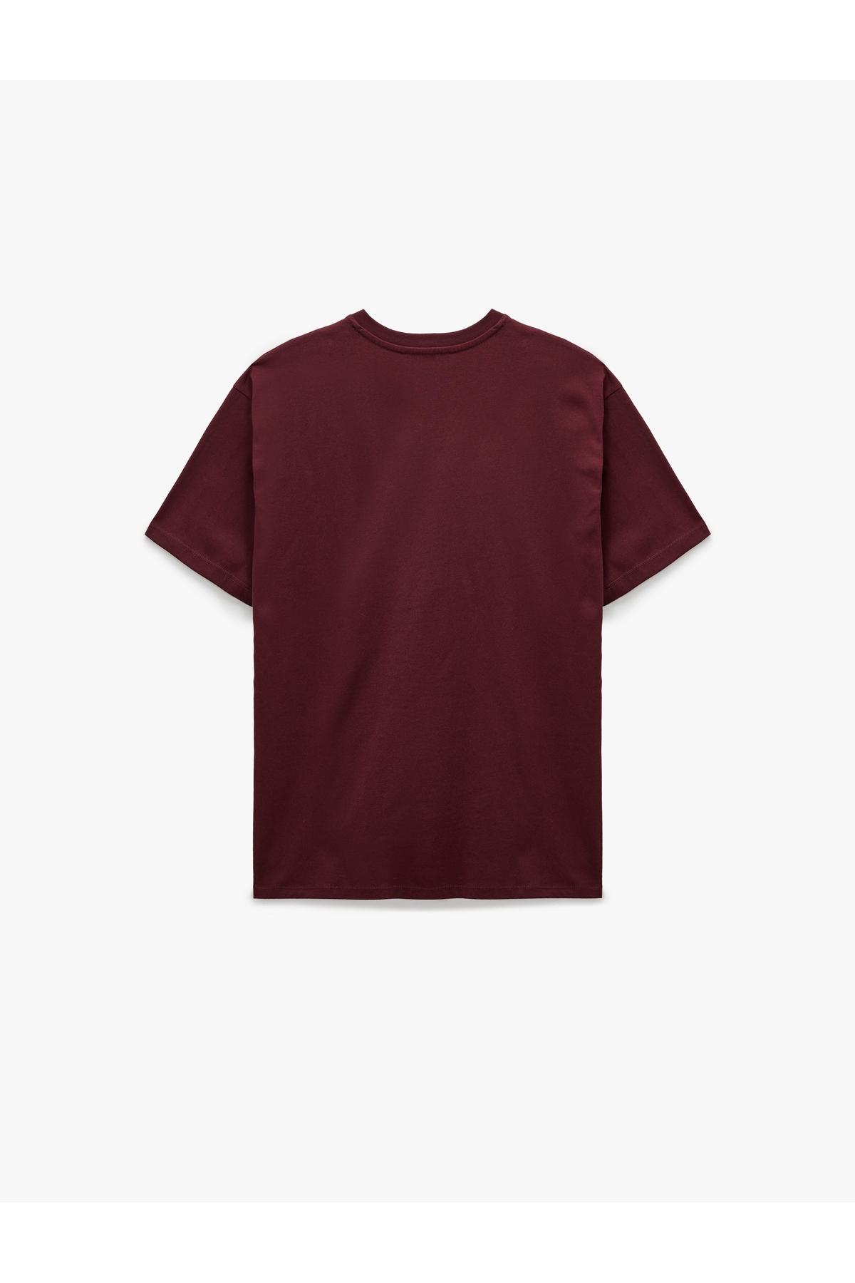 Kadın T-shirt 6SAL10053IK BORDO