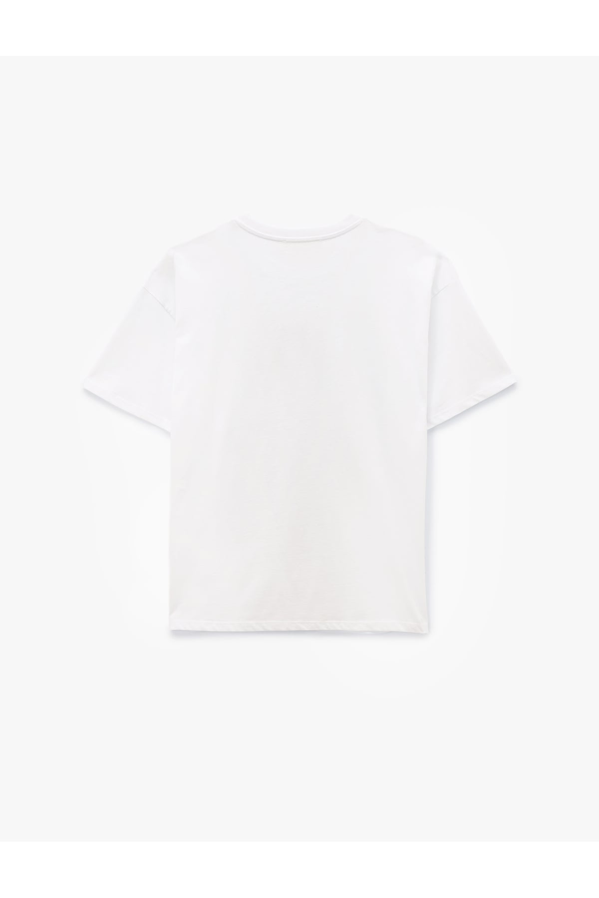 Kadın T-shirt 6SAL10063IK EKRU