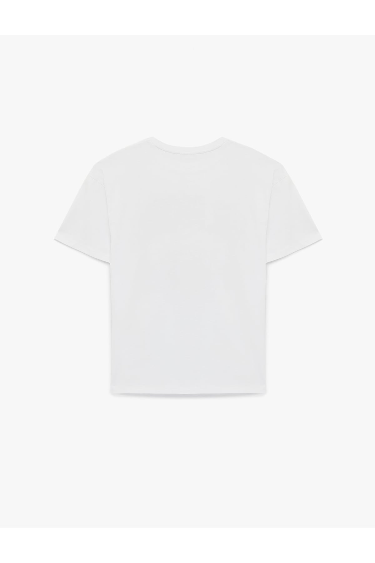 Kadın T-shirt 6SAL10068IK EKRU