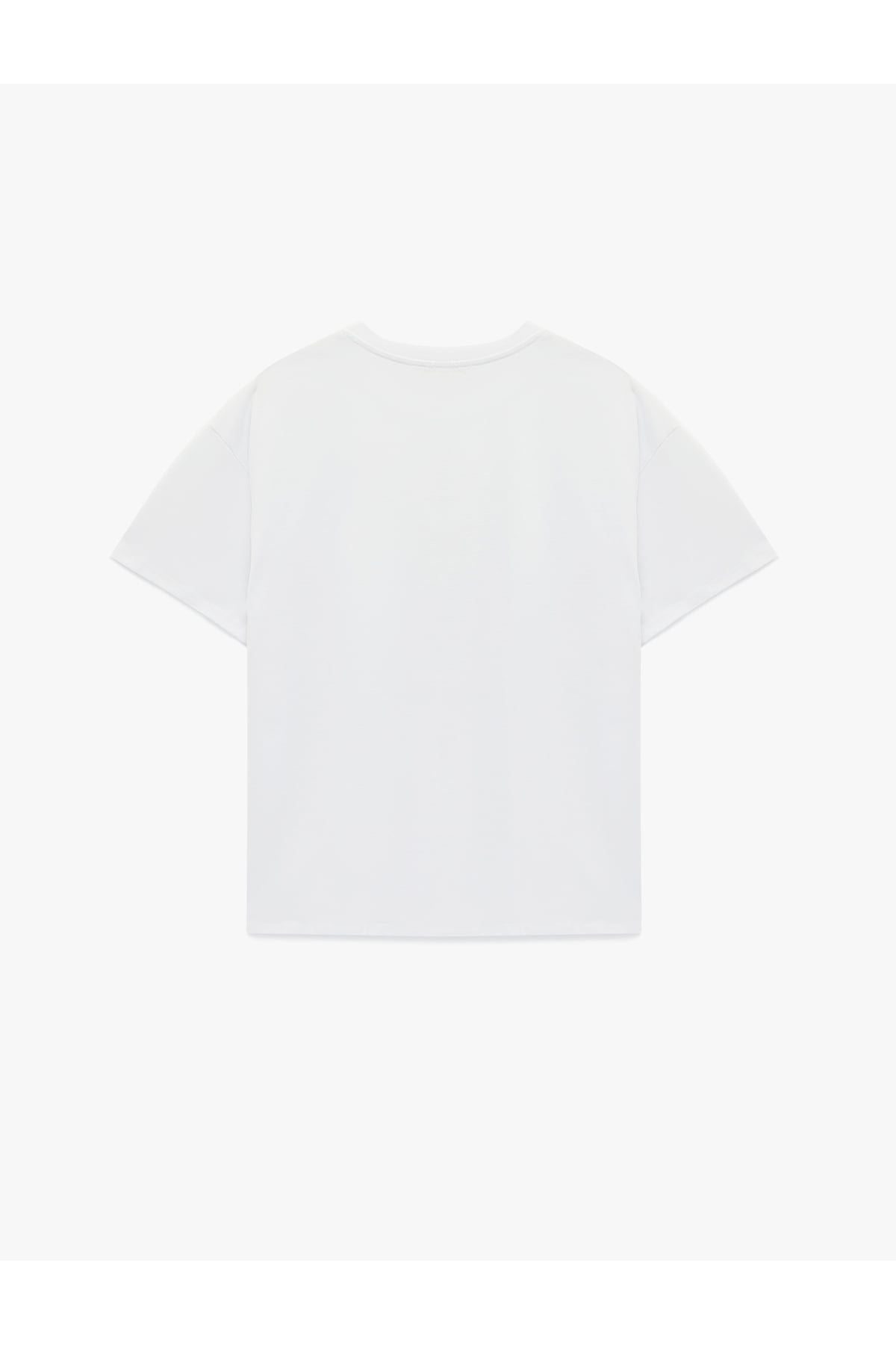 Kadın T-shirt 6SAL10073IK EKRU