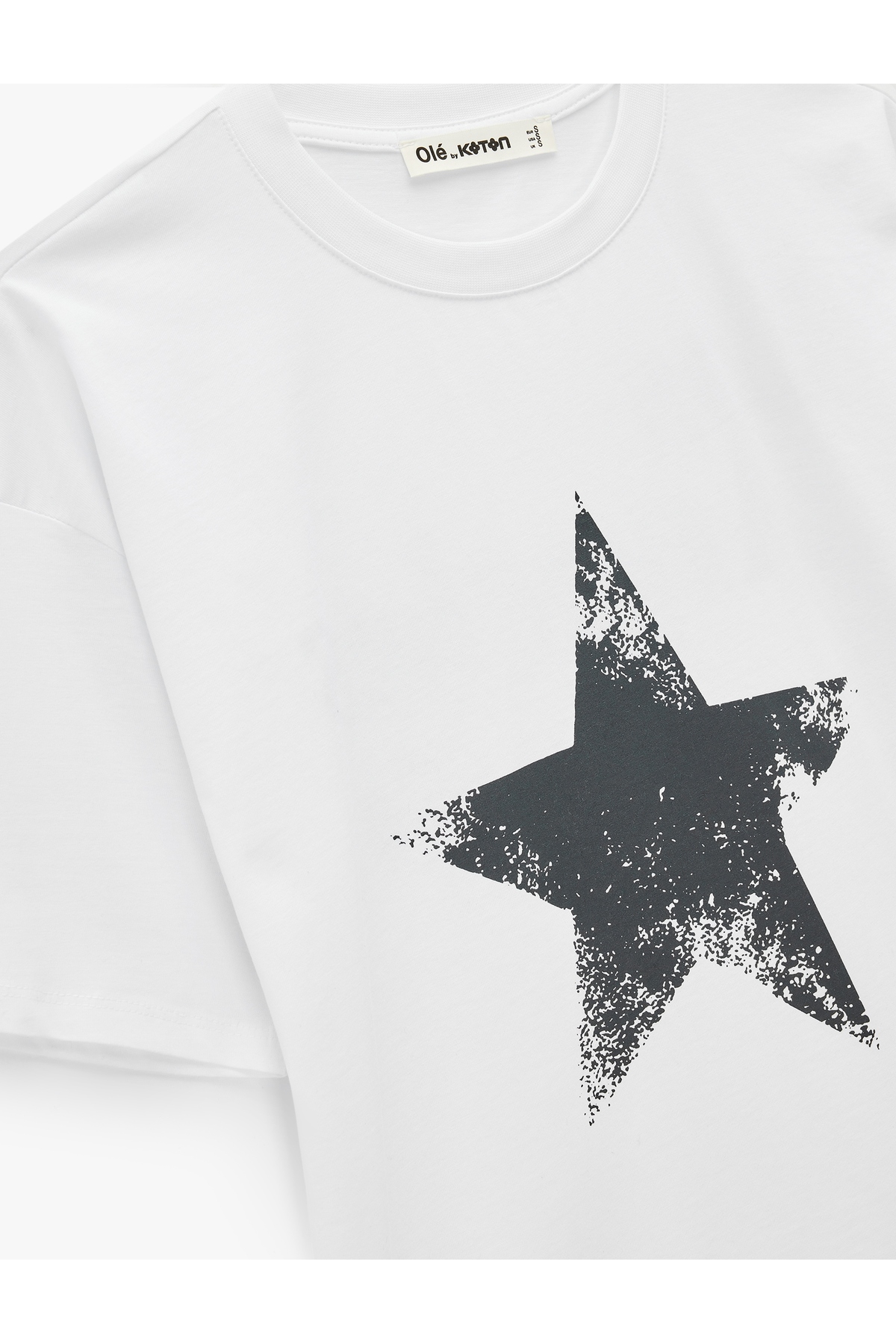 Kadın T-shirt 6SAL10081IK EKRU