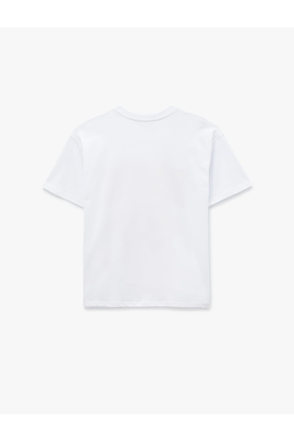 Kadın T-shirt 6SAL10084IK EKRU
