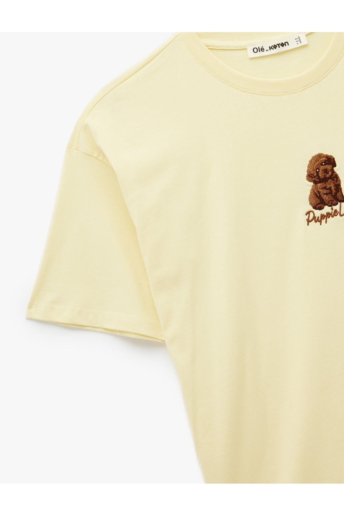 Kadın T-shirt 6SAL10092IK SARI