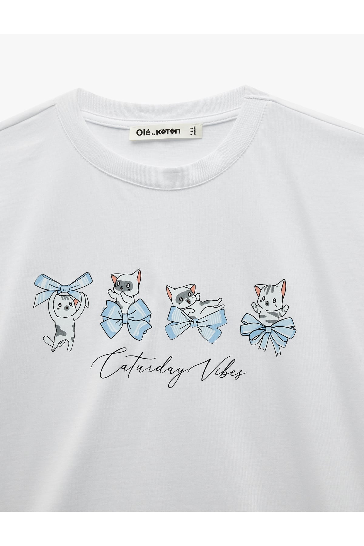 Kadın T-shirt 6SAL10096IK EKRU