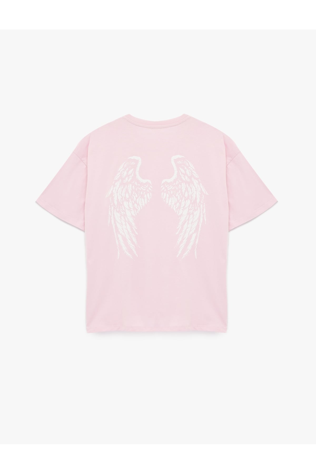 Kadın T-shirt 6SAL10099IK PEMBE