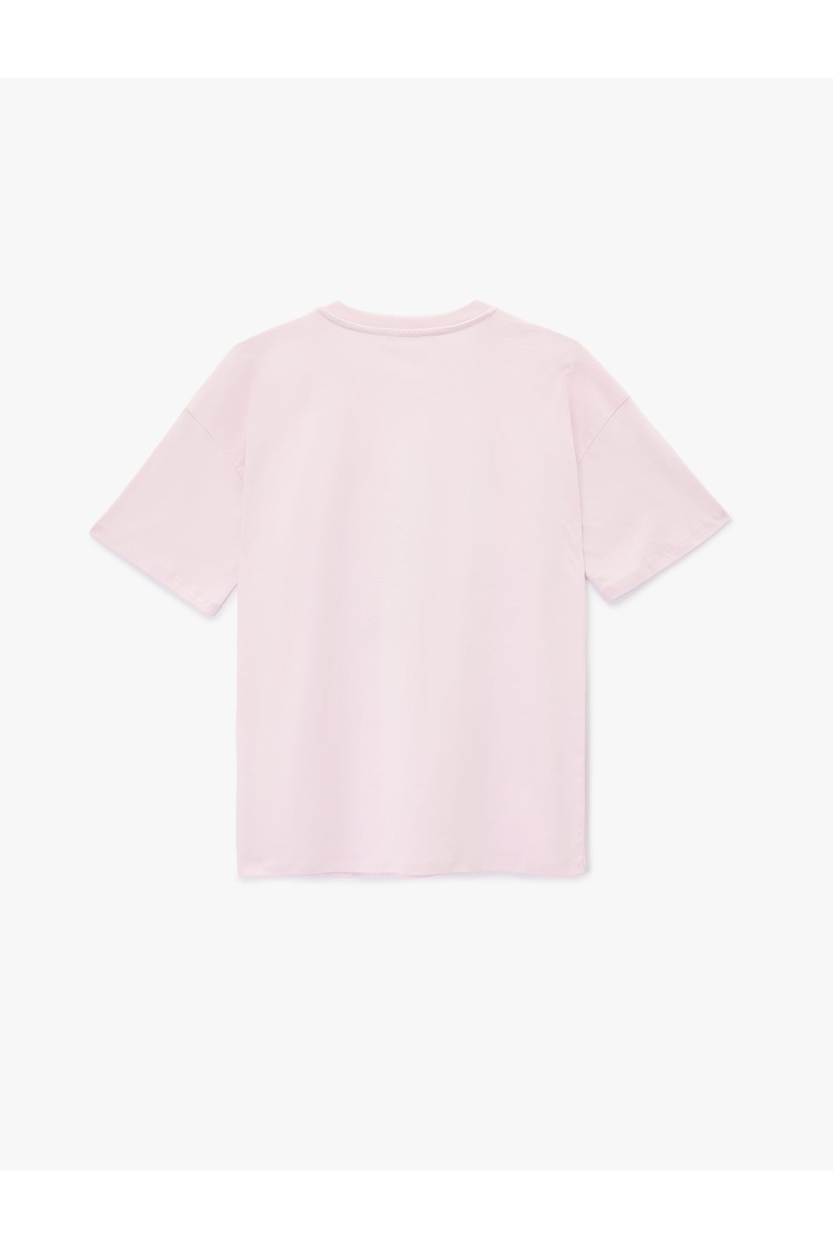 Kadın T-shirt 6SAL10106IK PEMBE