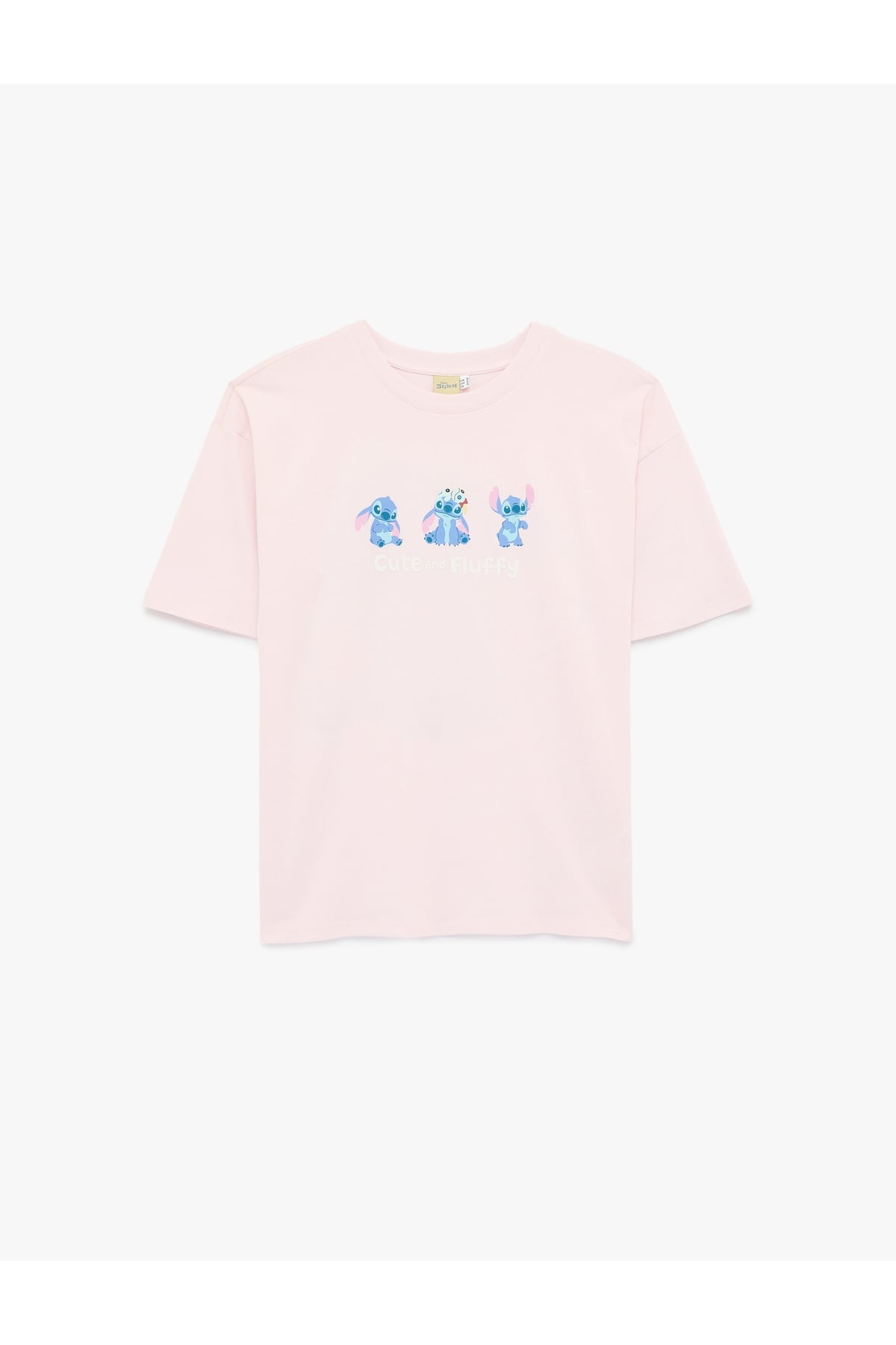 Kadın T-shirt 6SAL10109IK PEMBE