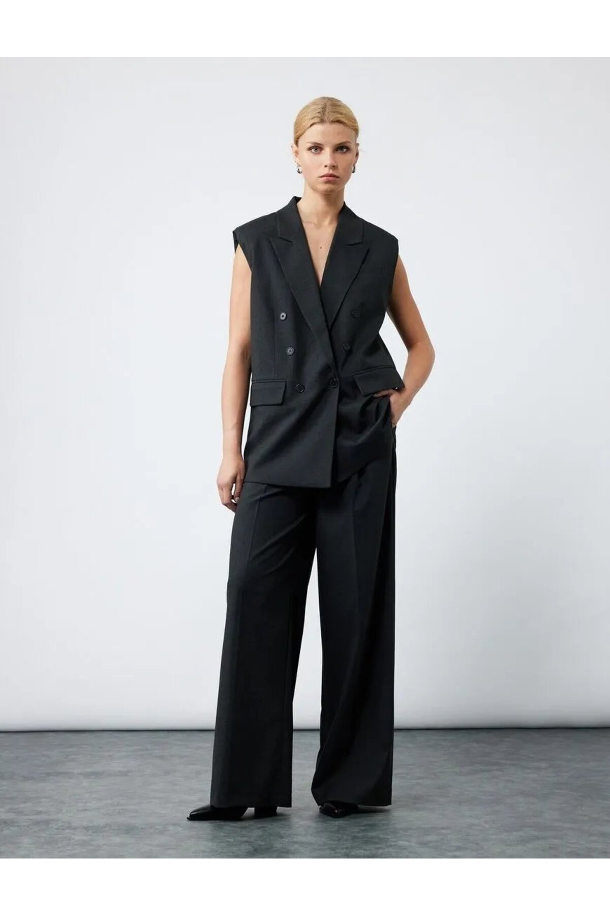 Kadın Yelek 6SAK20030PW SİYAH