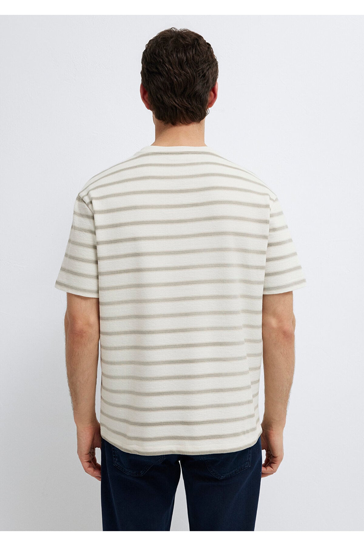 Kahverengi Tişört Loose Fit / Bol Rahat Kesim 0613343-70352