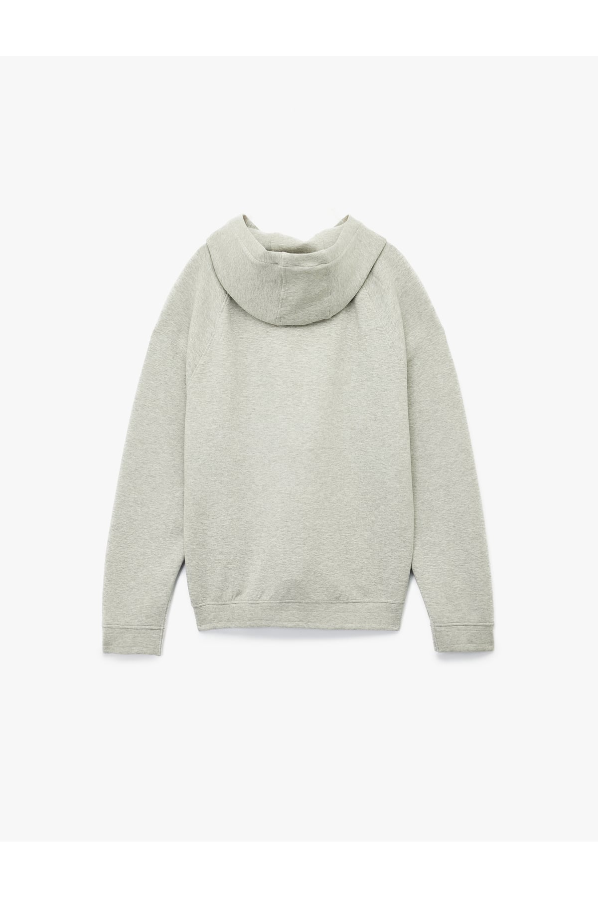Kanguru Cepli Kapüşonlu Lastik Detaylı Uzun Kollu Hoodie