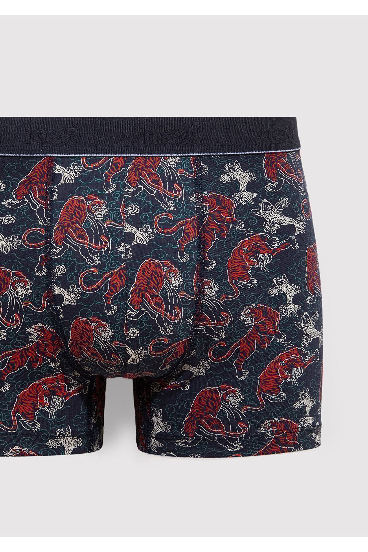 Kaplan Baskılı Lacivert Boxer 091121-24413