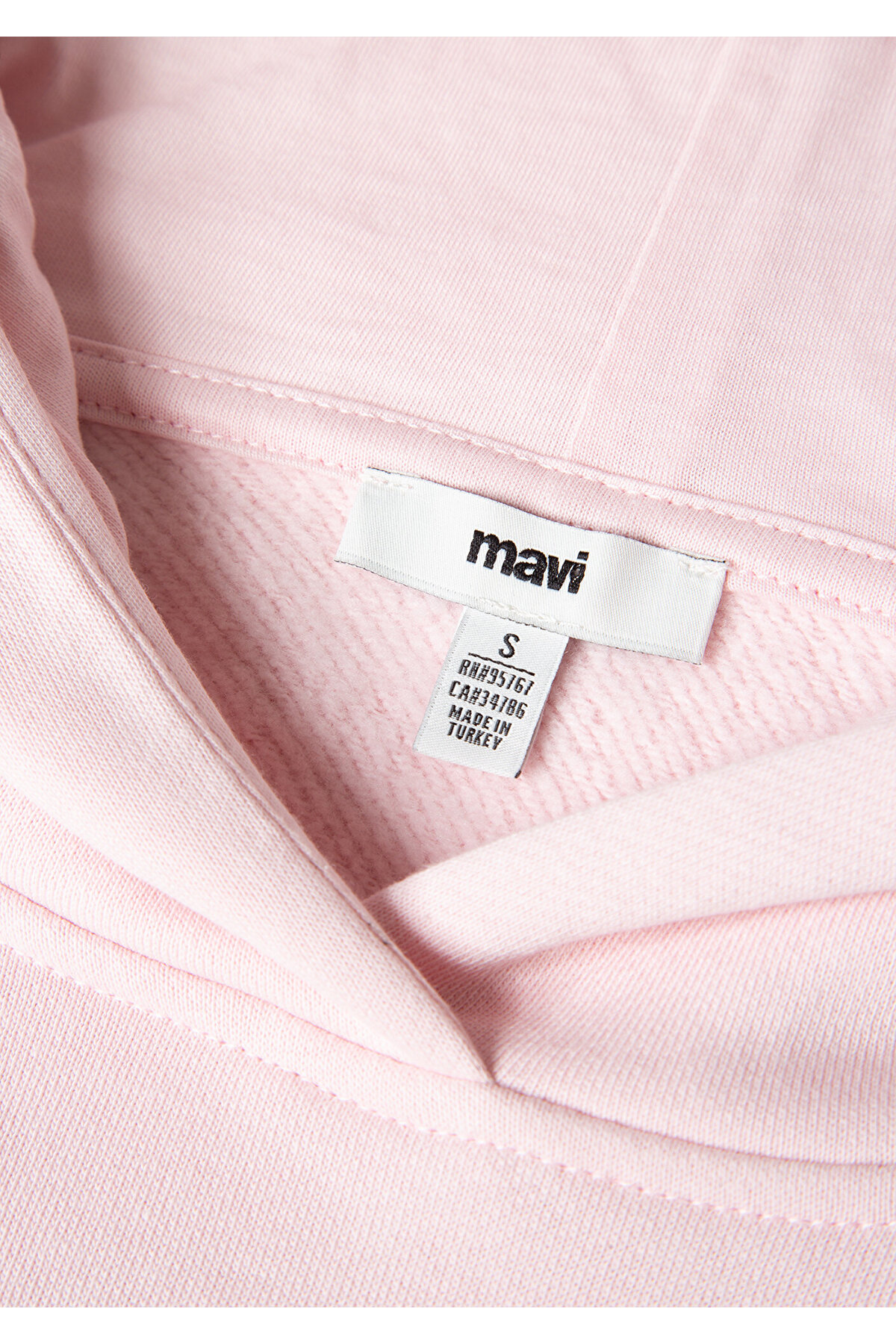 Kapüşonlu Pembe Sweatshirt 1S10386-71006