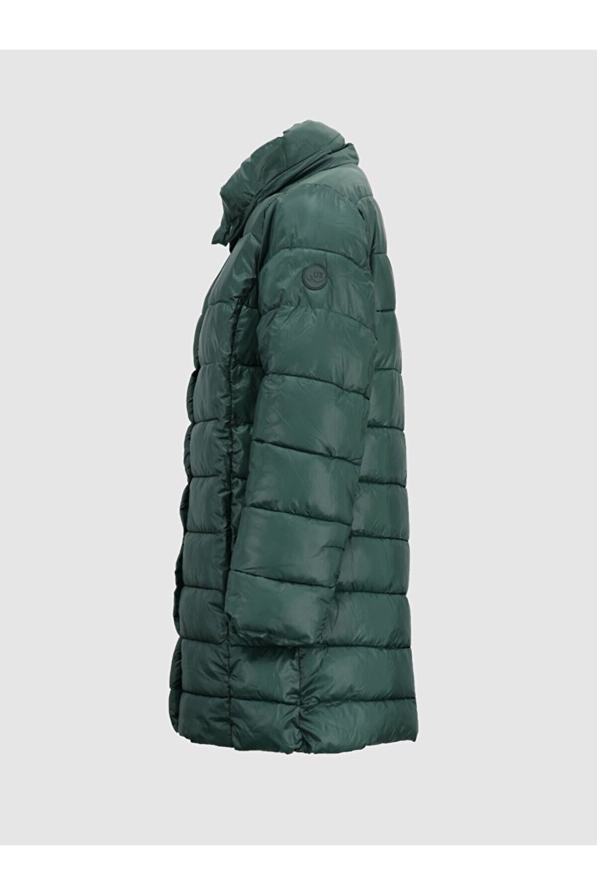 Kapüşonlu Şişme Bej Mont