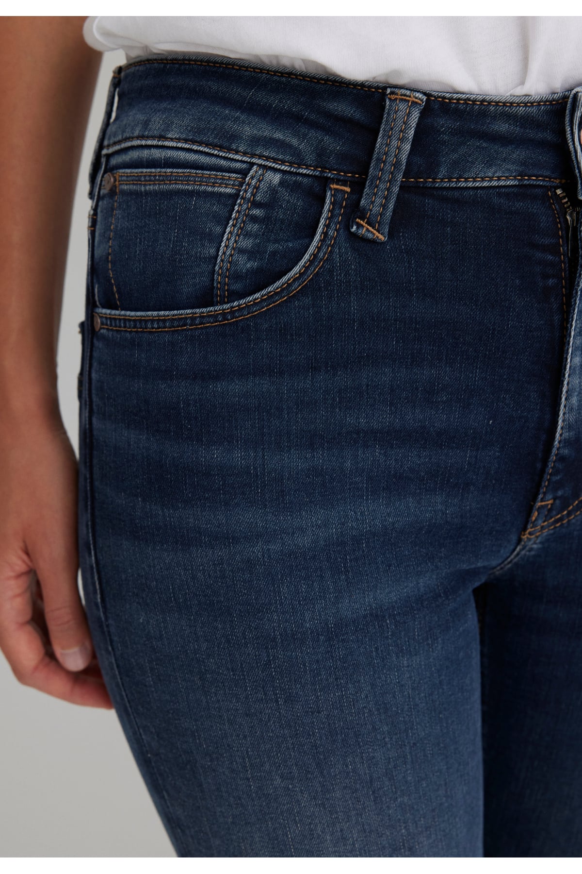 Kendra Ink Brushed Mürekkep Mavisi Lyocell Tencel TM Karışımlı Jean Pantolon 1074690056