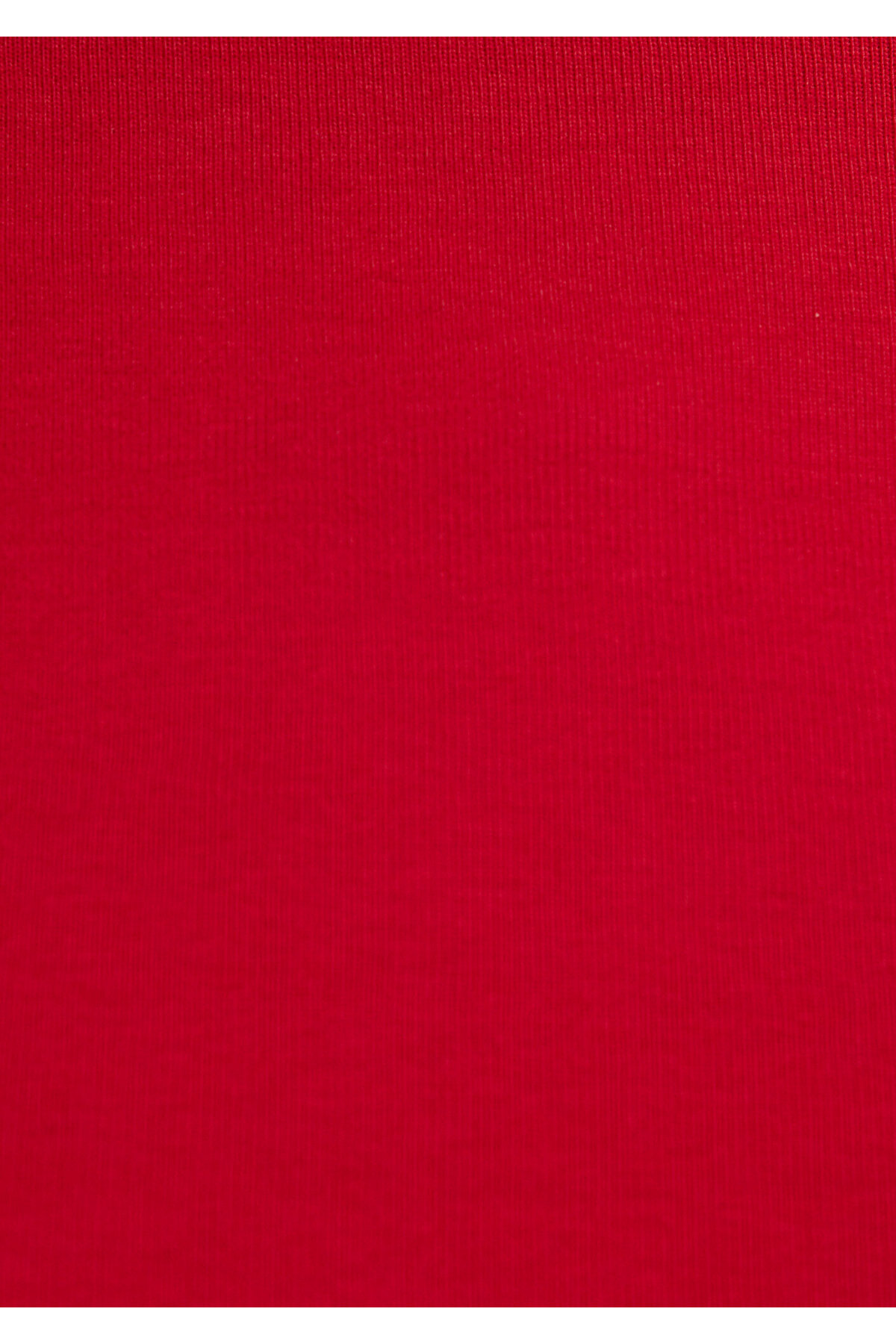Kırmızı Basic Tişört Crop / Kısa Kesim 1600814-86417