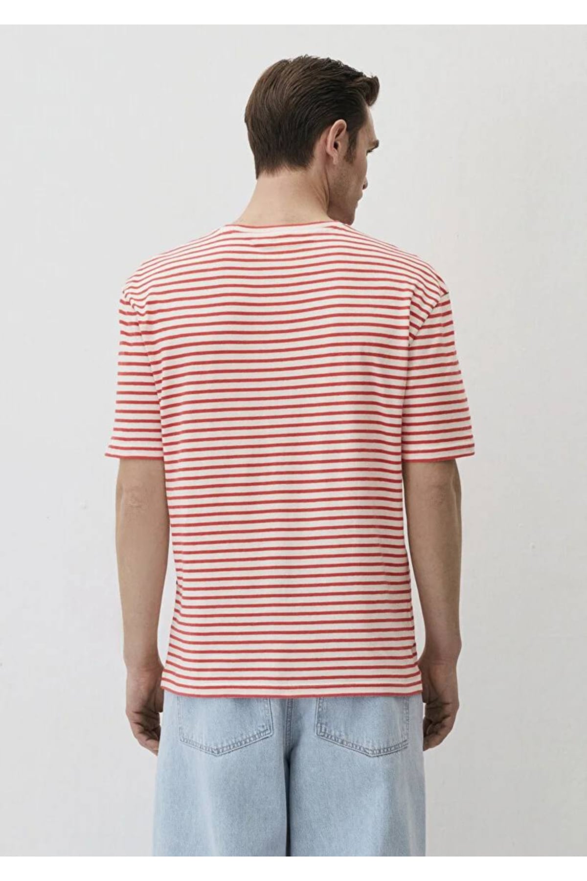 Kırmızı - Beyaz Erkek T-Shirt M0612599-70967