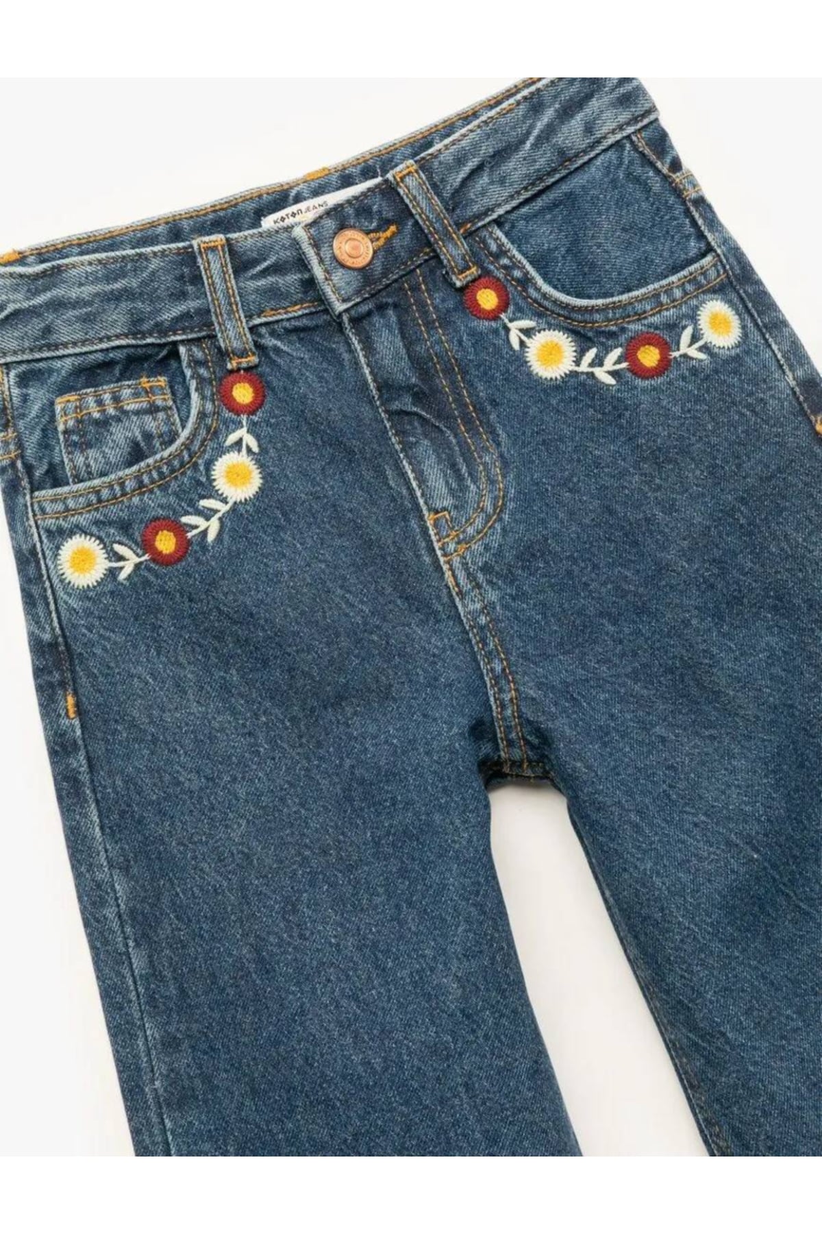 Kız Çocuk Jean Pantolon 6Wkg40029Ad