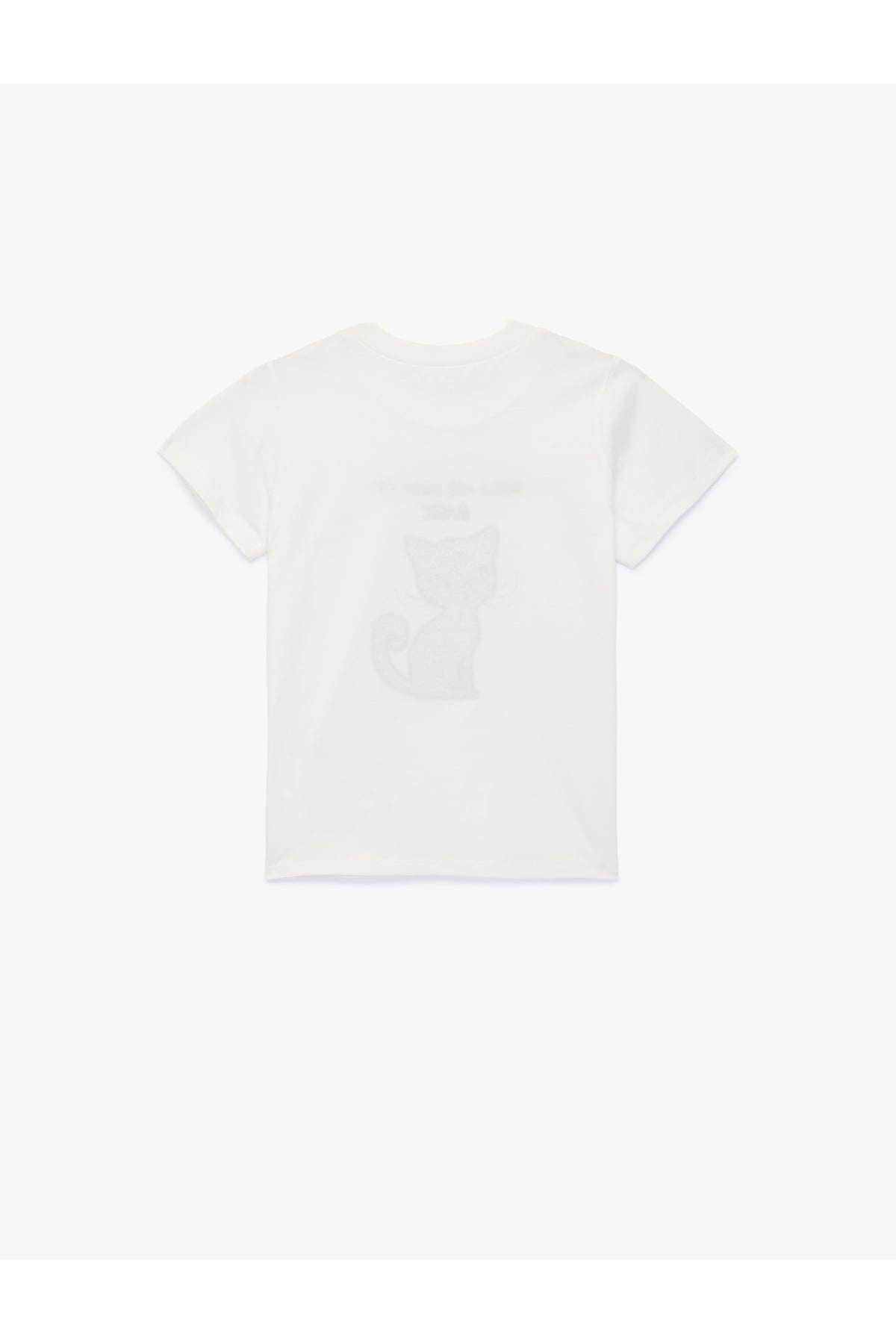 Kız Çocuk T-shirt 6SKG10113AK EKRU