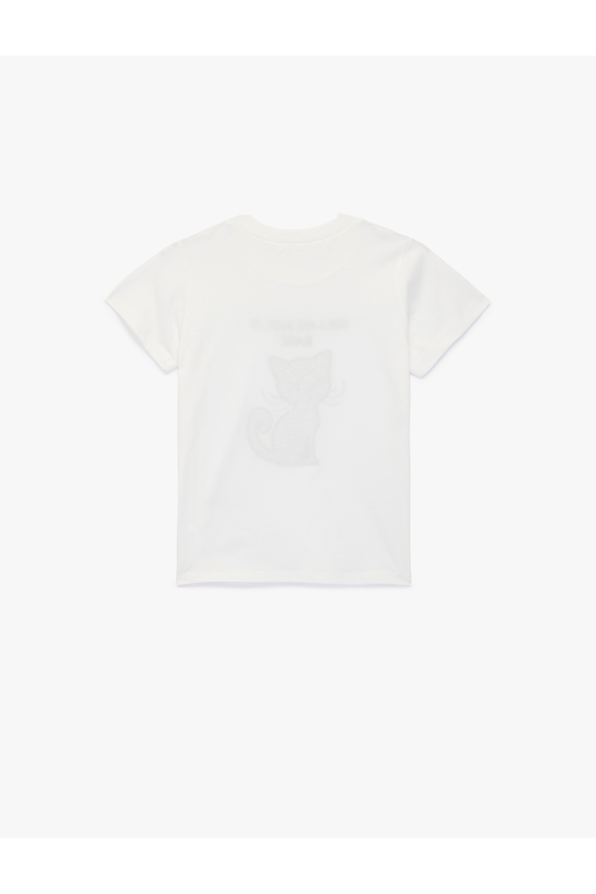 Kız Çocuk T-shirt 6SKG10113AK EKRU