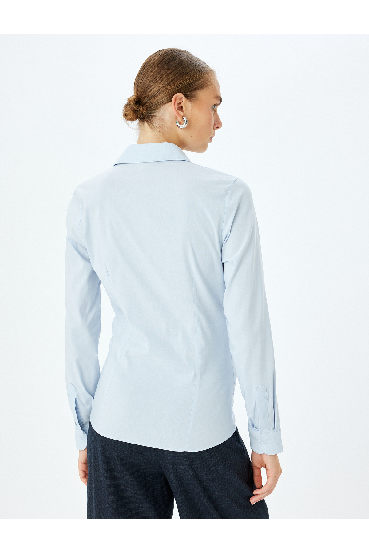Klasik Yaka Slim Fit Uzun Kollu Gömlek