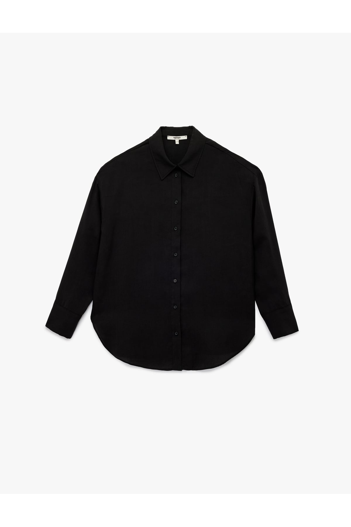 Klasik Yaka Uzun Kollu Oversize Gömlek