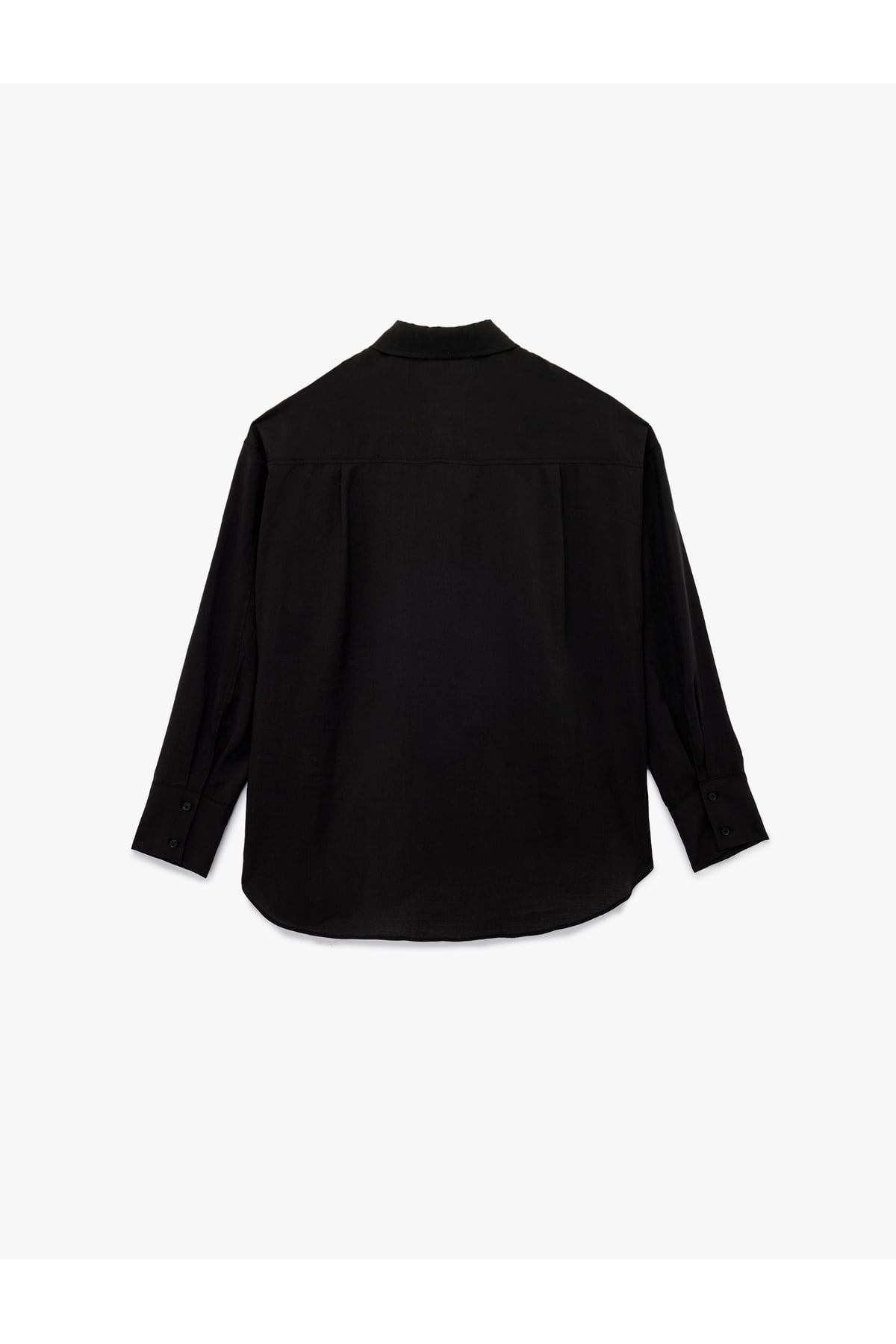 Klasik Yaka Uzun Kollu Oversize Gömlek