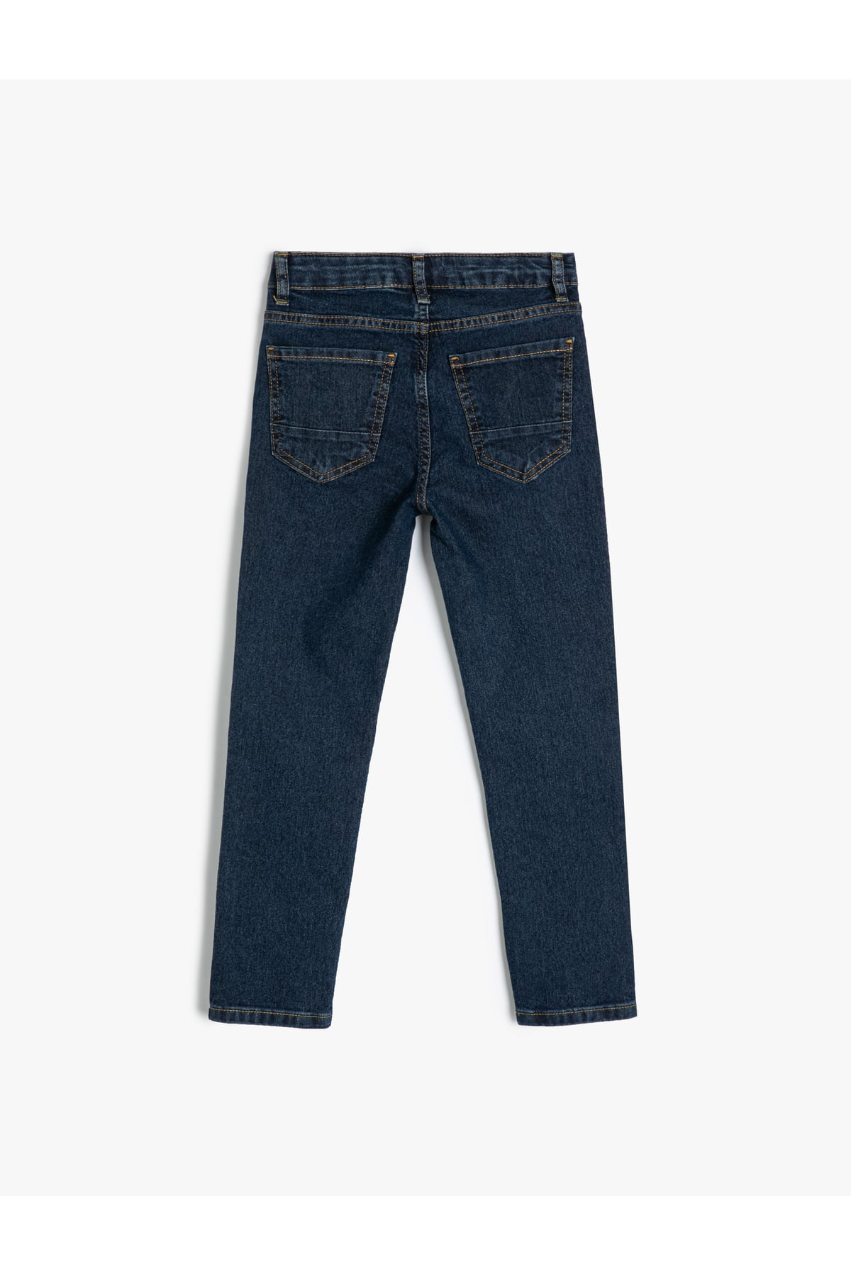 Kot Pantolon Ayarlanabilir Lastikli Pamuklu - Slim Jean
