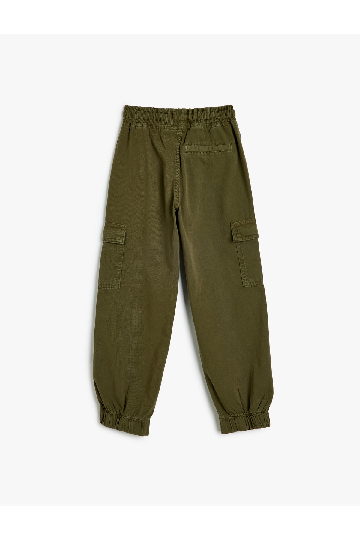 Kot Pantolon Beli ve Paçası Lastikli Pamuklu - Jegging Jean