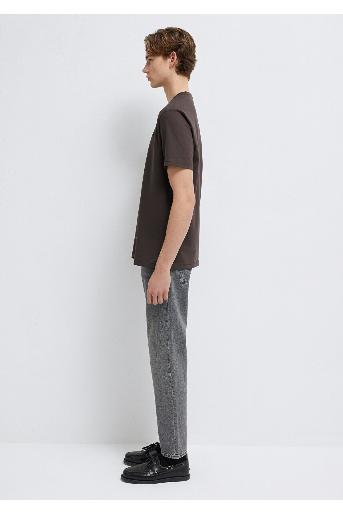 Koyu Kahve Erkek T-shirt M0612733-70219