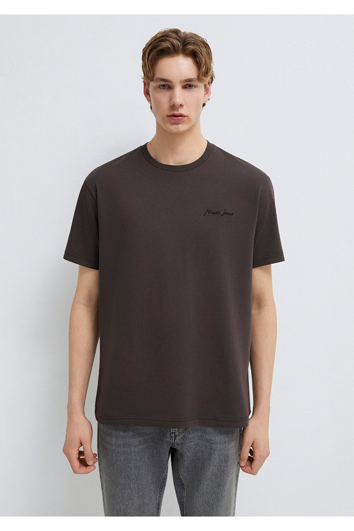 Koyu Kahve Erkek T-shirt M0612733-70219