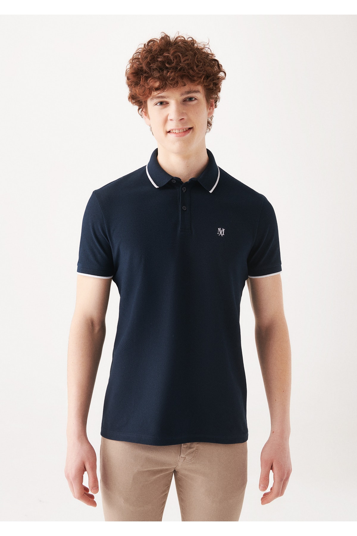 Lacivert Polo Tişört Regular Fit / Normal Kesim 066039-30651