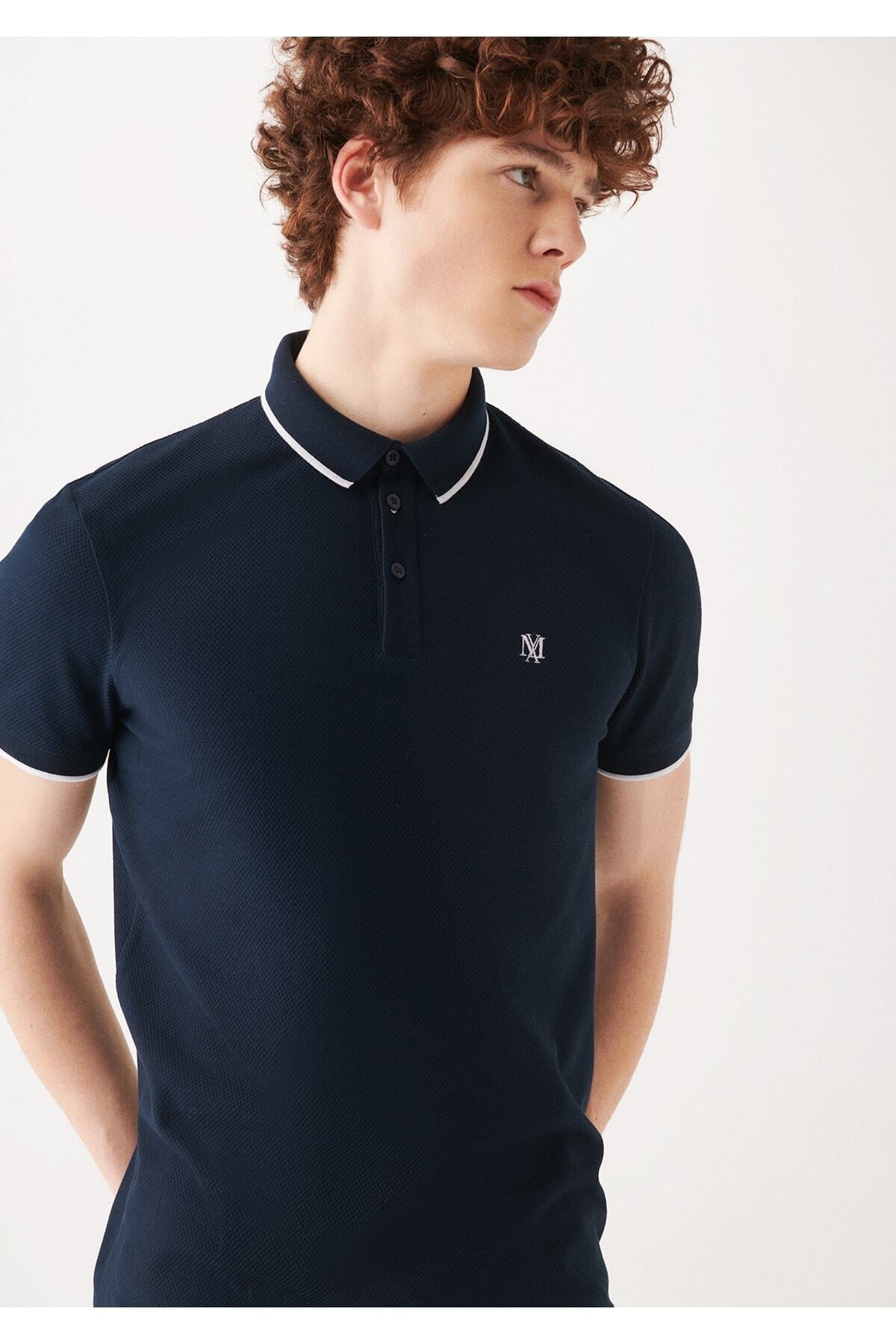 Lacivert Polo Tişört Regular Fit / Normal Kesim 066039-30651