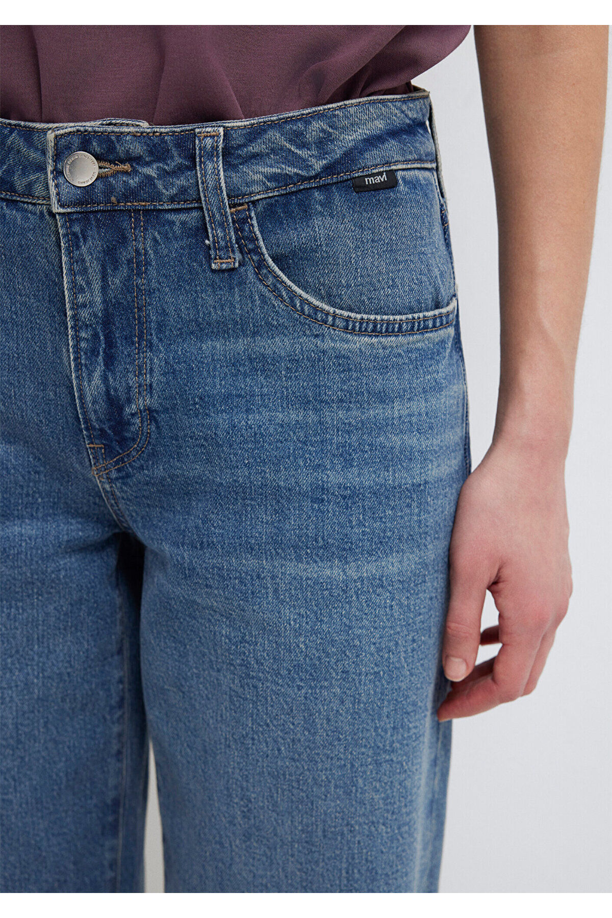 Leila Premium Blue Gölgeli Koyu Jean Pantolon 1010600-A1572
