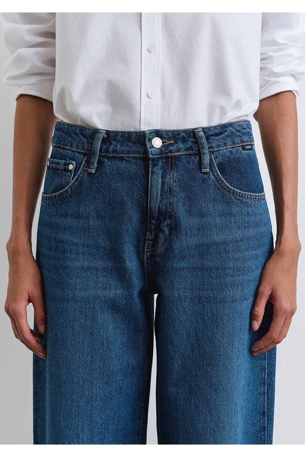 Leila Real Blue Indigo Mavisi Jean Pantolon 1010600-90997