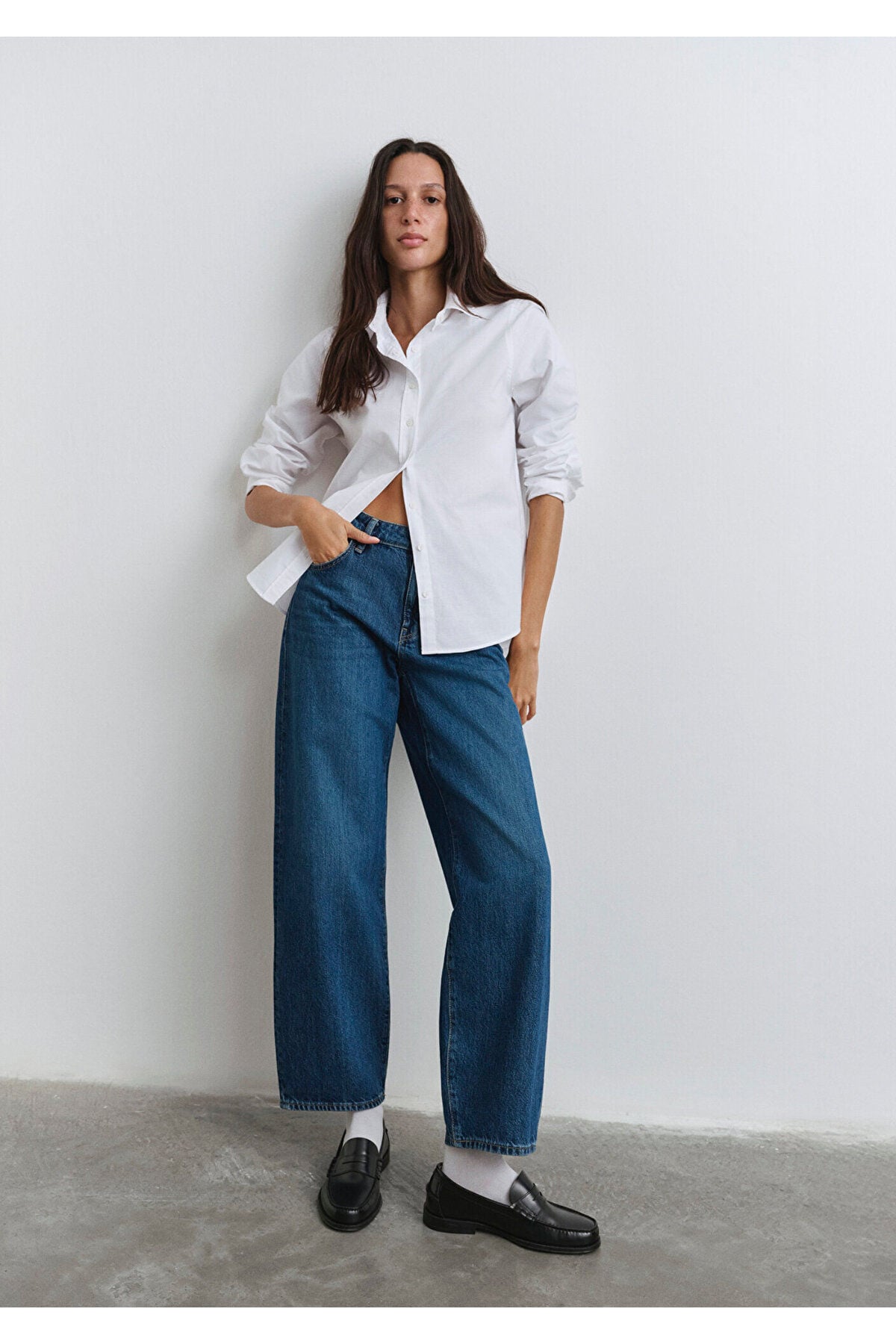 Leila Real Blue Indigo Mavisi Jean Pantolon 1010600-90997