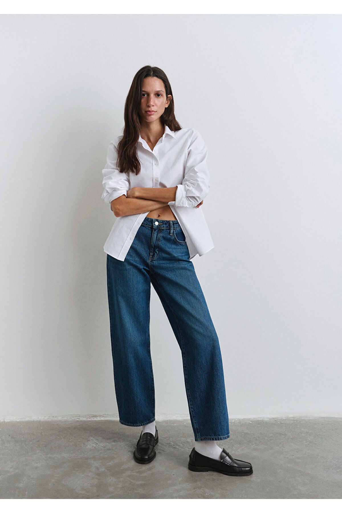 Leila Real Blue Indigo Mavisi Jean Pantolon 1010600-90997