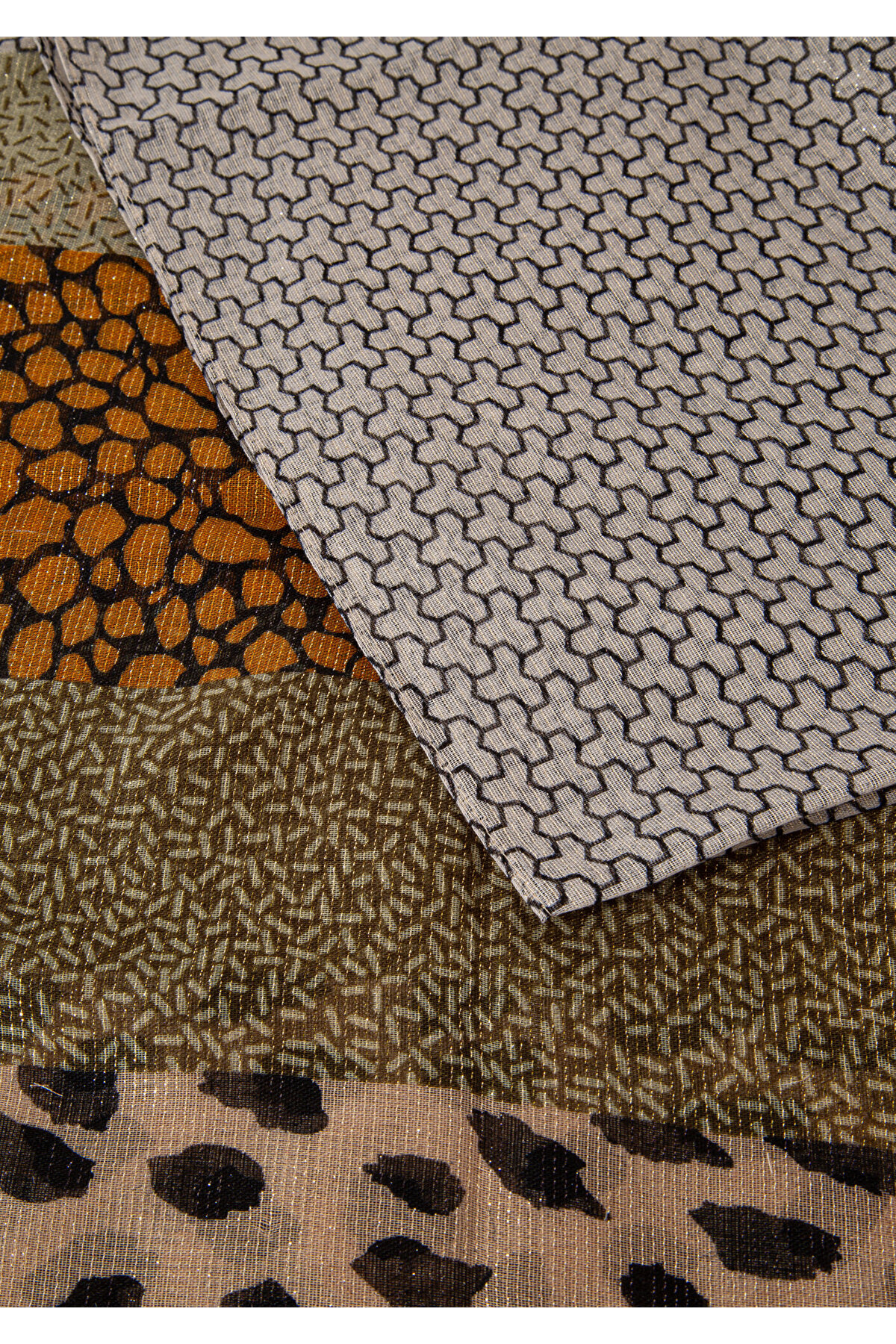 Leopar Desenli Şal 1912673-87704