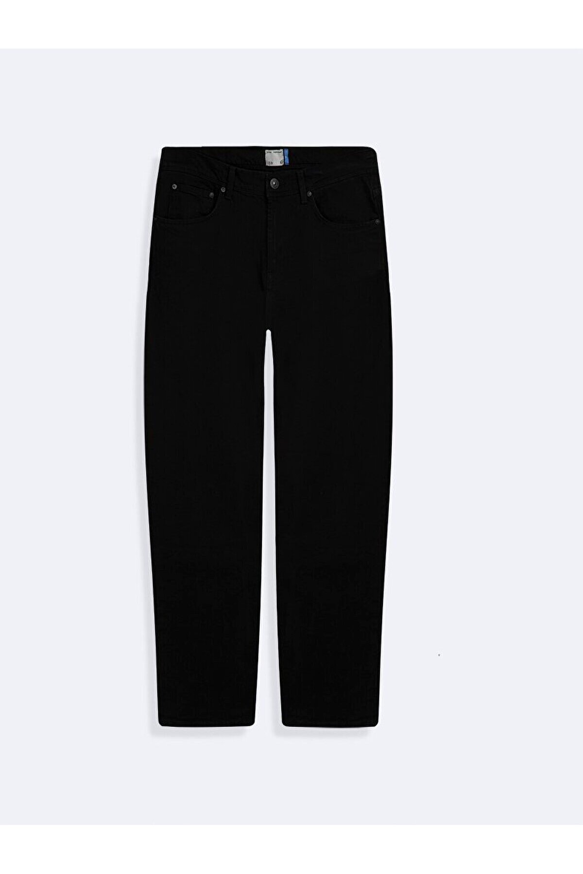 Lıoren Düz Paça Orta Bel Jean Pantolon