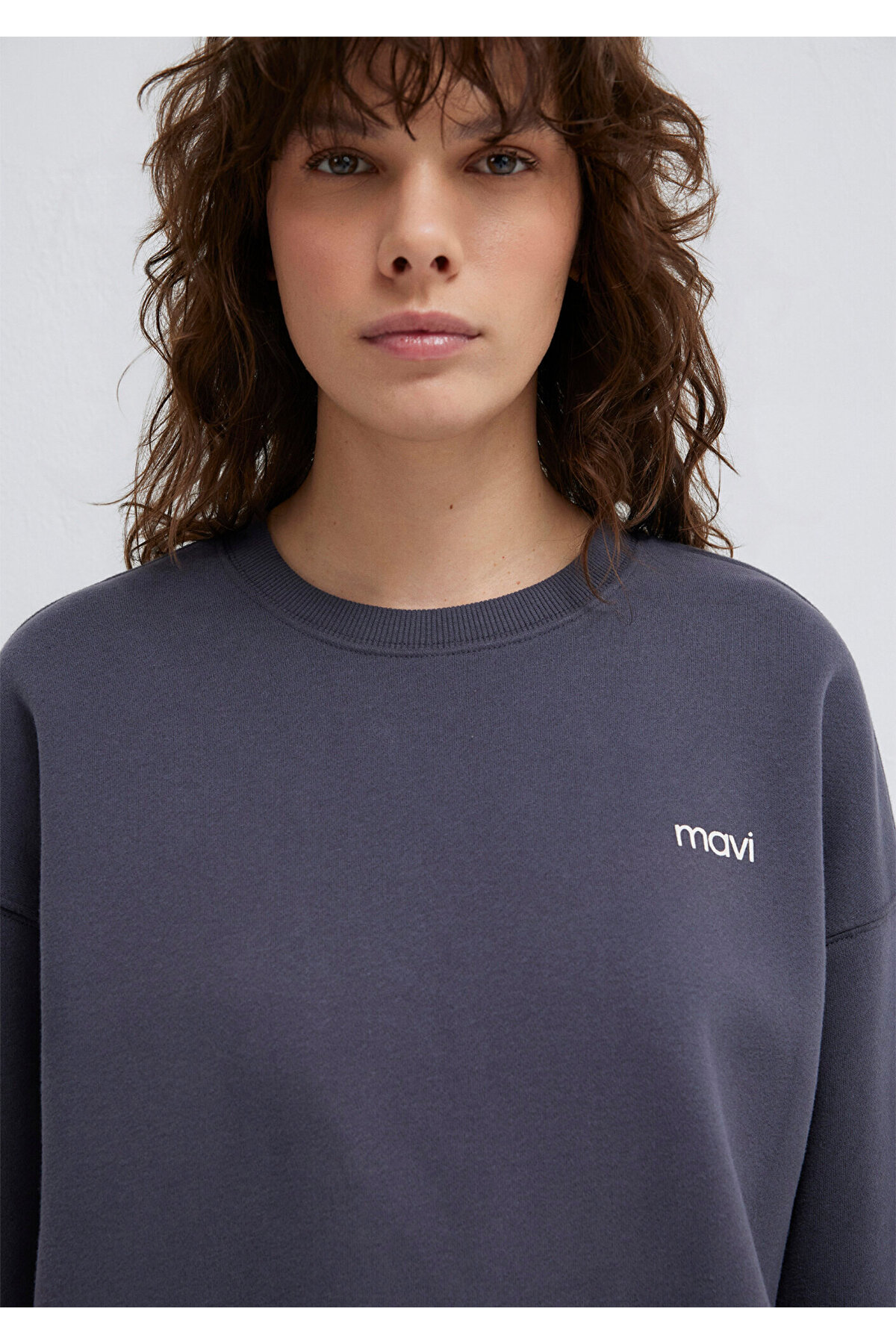 Logo Baskılı Antrasit Sweatshirt 1S10490-80932