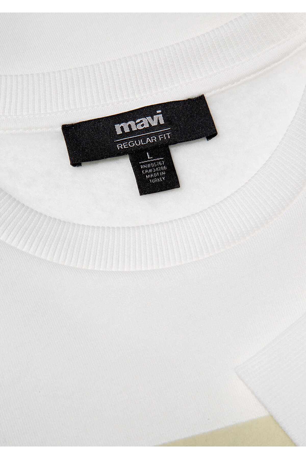 Logo Baskılı Ekru Sweatshirt 0S10203-70057