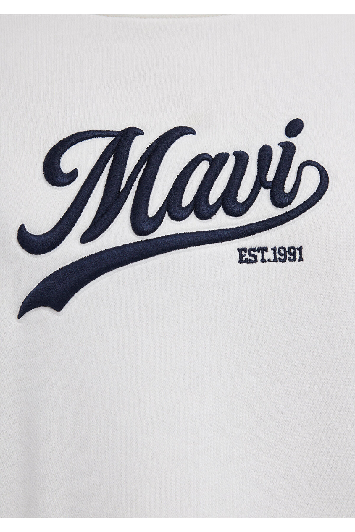 Logo Baskılı Ekru Sweatshirt 1S10419-80194