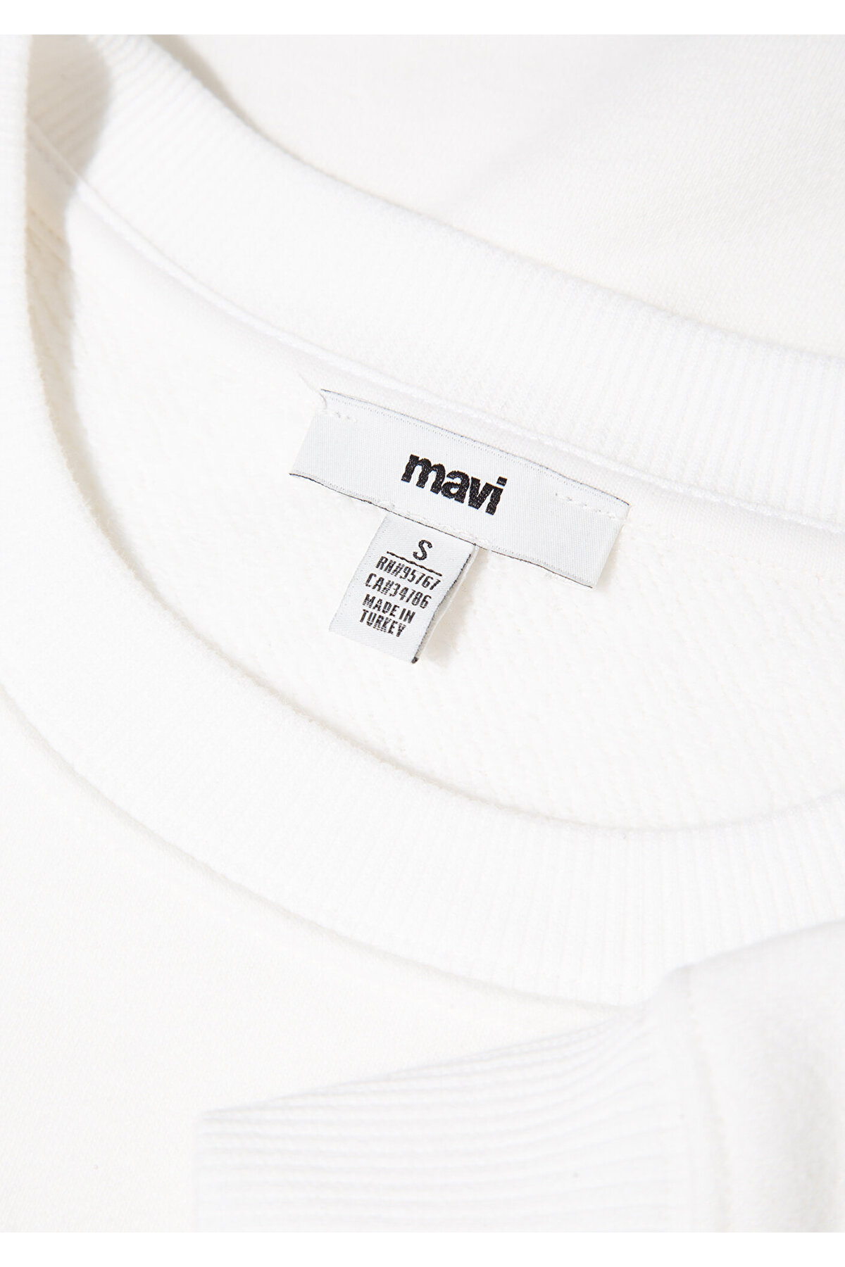 Logo Baskılı Ekru Sweatshirt 1S10490-70057