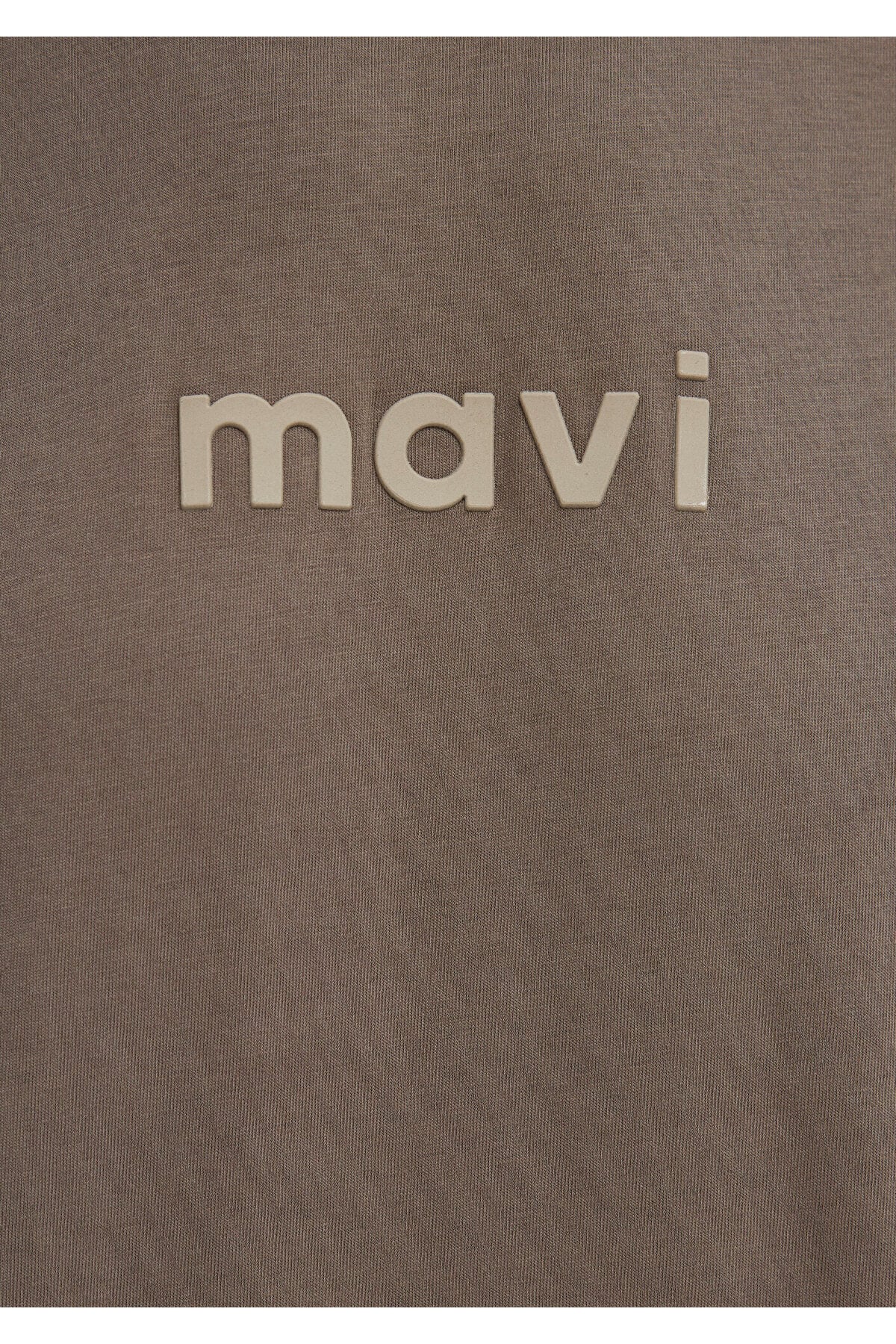 Logo Baskılı Kahverengi Erkek T-Shirt M0612732-83866