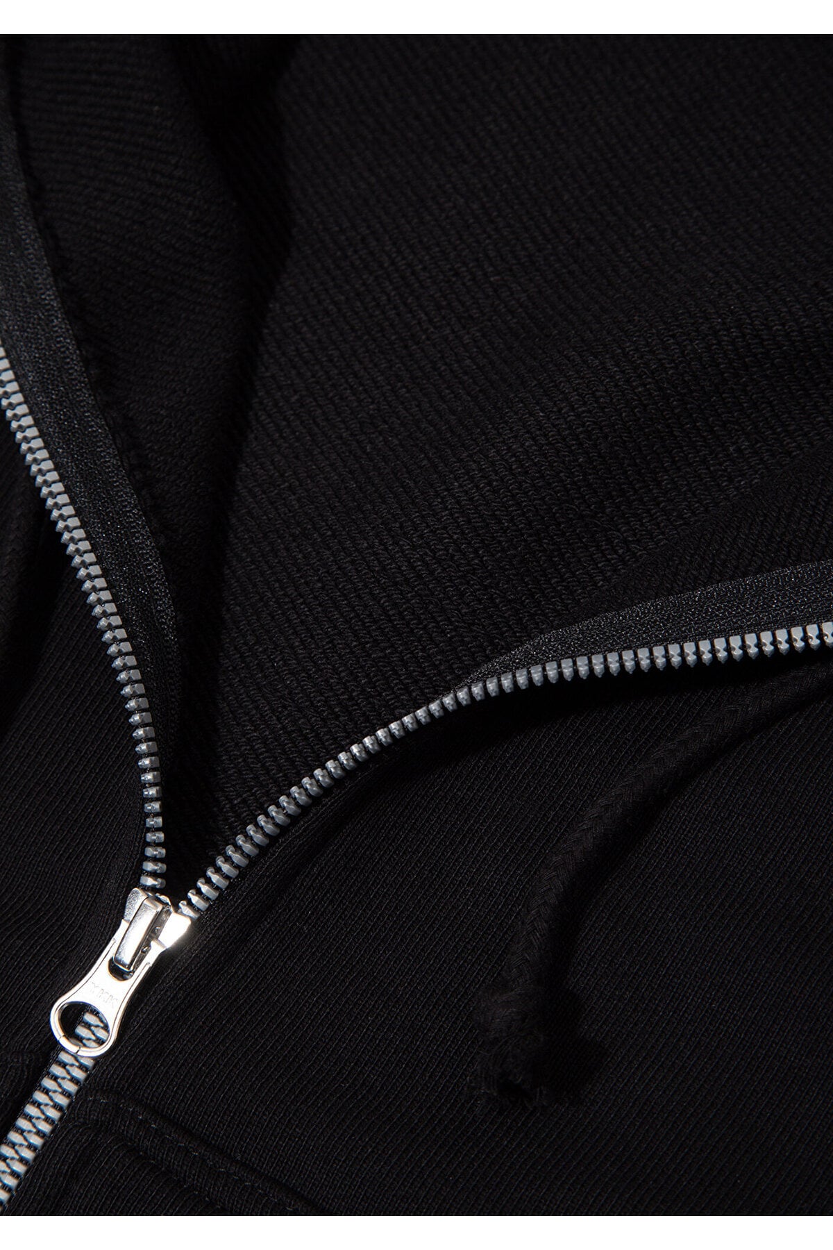 Logo Baskılı Kapüşonlu Siyah Sweatshirt 1S10531-900